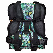 Бескаркасное детское автокресло усиленное ВИННИ КОМФОРТ "Бабочки"